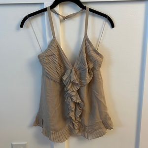 Robert Rodriguez top with ruffles and pearl details